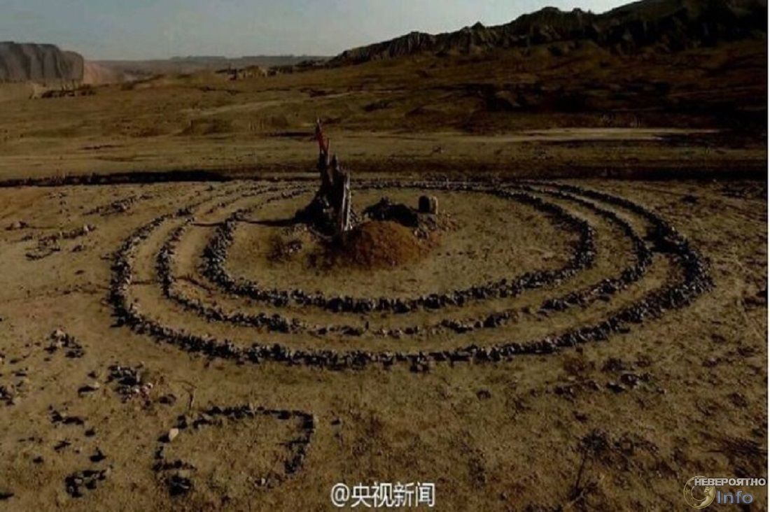 Таинственные каменные круги в пустыне Гоби