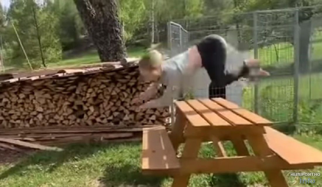 Девушка из Норвегии бегает как лошадь