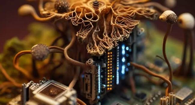 Компьютер из живых грибов